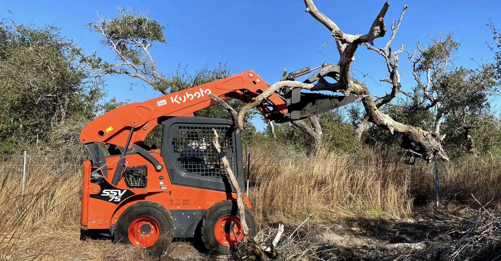M&S Tree Service on a job